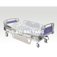 (A-59) - Cama de hospital móvil de una sola función manual con la cabeza de la cama del ABS